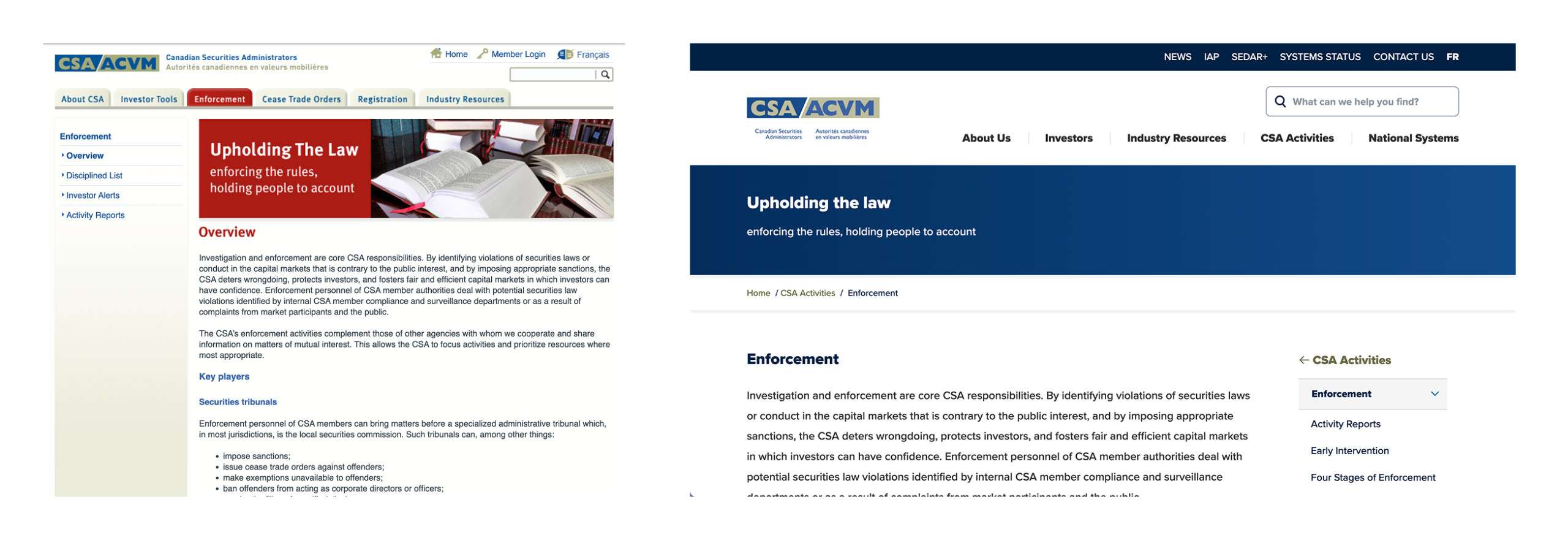 Enhanced content pages offer cleaner layouts, better readability, and streamlined access to key resources.